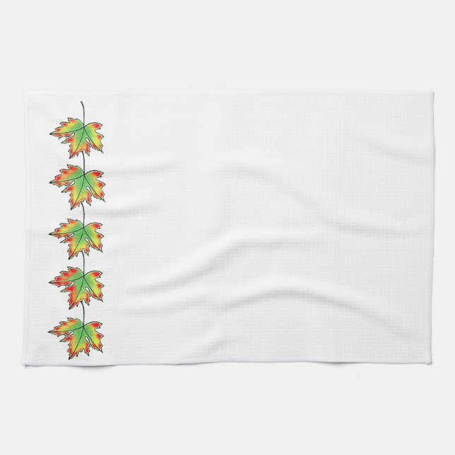 Linge De Cuisine Feuille d'érable (Horizontal)