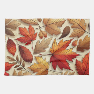 Linge De Cuisine feuilles d'automne classiques