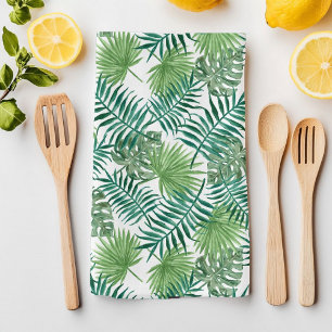 Linge De Cuisine Feuilles de palmier botaniques exotiques tropicale