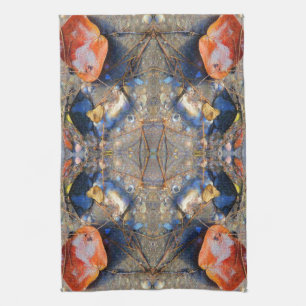 Linge De Cuisine Feuilles et coquilles de mer Motif II