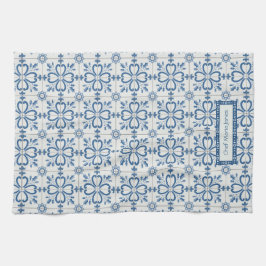 Linge De Cuisine Feuilles saints de Noël et pétales de fleurs