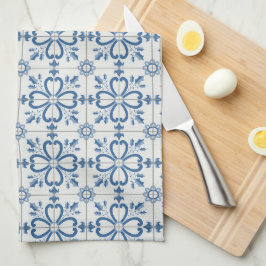 Linge De Cuisine Feuilles saints de Noël et pétales de fleurs