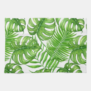 Linge De Cuisine Feuilles tropicaux