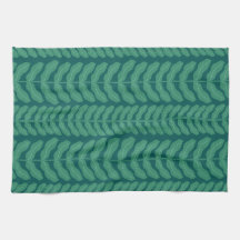 Feuilles Whimsy verdoyants - Bleu