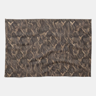 Linge De Cuisine fève noire marron