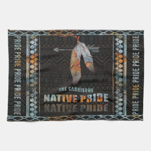 Linge De Cuisine Fierté autochtone Plumes indienne Arrow tribale ré