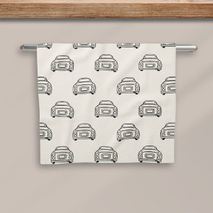 Linge De Cuisine Figarations Figaro Car Pattern