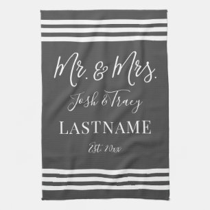 Linge De Cuisine Fille bébé éléphant avec bow Nom personnalisé