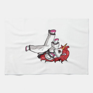Linge De Cuisine Fille de karaté Licorne Taekwondo Jiu Jitsu MMA BJ