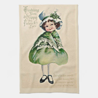 Linge De Cuisine Fille Vintage de la Saint Patrick