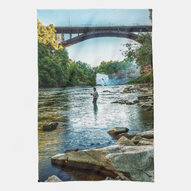 Linge De Cuisine Fishman du Genesee (Vertical)