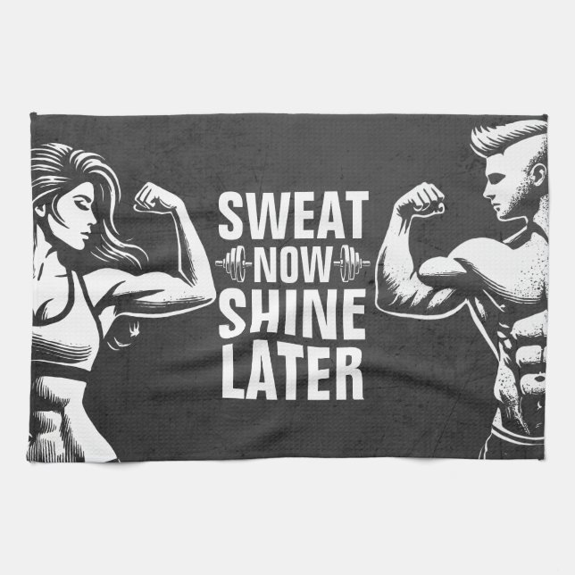 Linge De Cuisine Fitness Gym entraînement Bodybuilding Motivation (Horizontal)