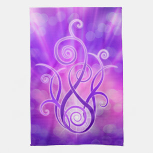 Linge De Cuisine Flamme violette / Feu violet