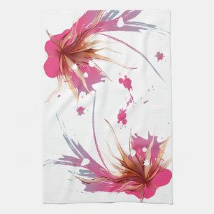 Linge De Cuisine Fleur Abstraite d'Hibiscus