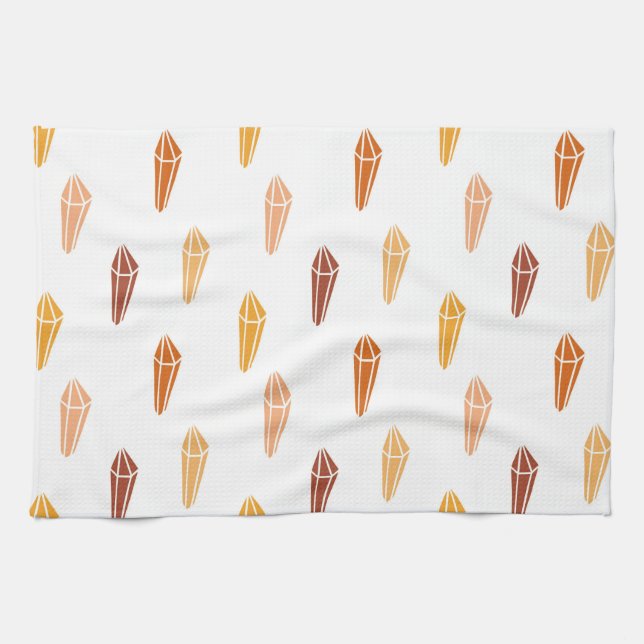 Linge De Cuisine Fleur blanche (Horizontal)