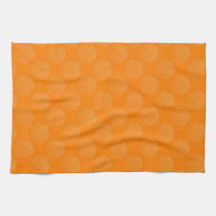 Linge De Cuisine Fleur de vie / Blume des Lebens - orange motif