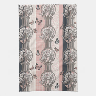 Linge De Cuisine Fleur d'Élégant Papillon (5)