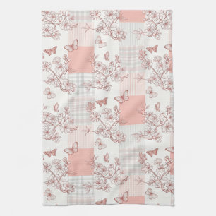 Linge De Cuisine Fleur d'Élégant Papillon (7)
