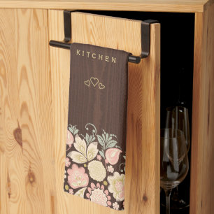 Linge De Cuisine Fleur élégante vintage campagne rustique