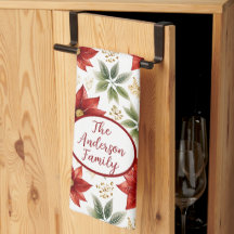 Fleur florale Poinsettia élégant Noël