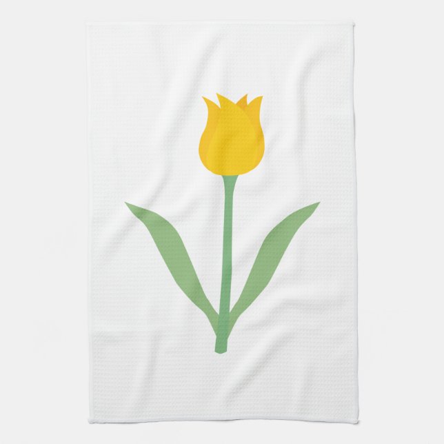Linge De Cuisine Fleur jaune de tulipe (Vertical)
