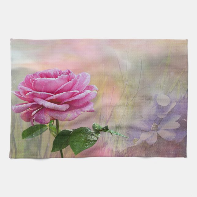 Linge De Cuisine Fleurs (Horizontal)