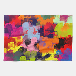 LINGE DE CUISINE FLEURS