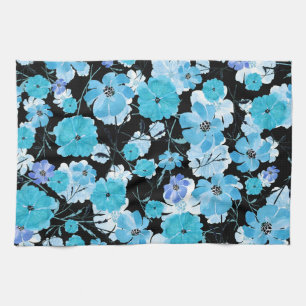 Linge De Cuisine Fleurs aquarelles : Une Tapisserie délicate