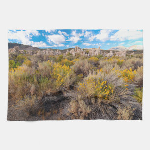 Linge De Cuisine Fleurs   Blooming Sagebrush Californie