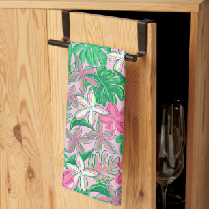 Linge De Cuisine Fleurs côtières lumineuses