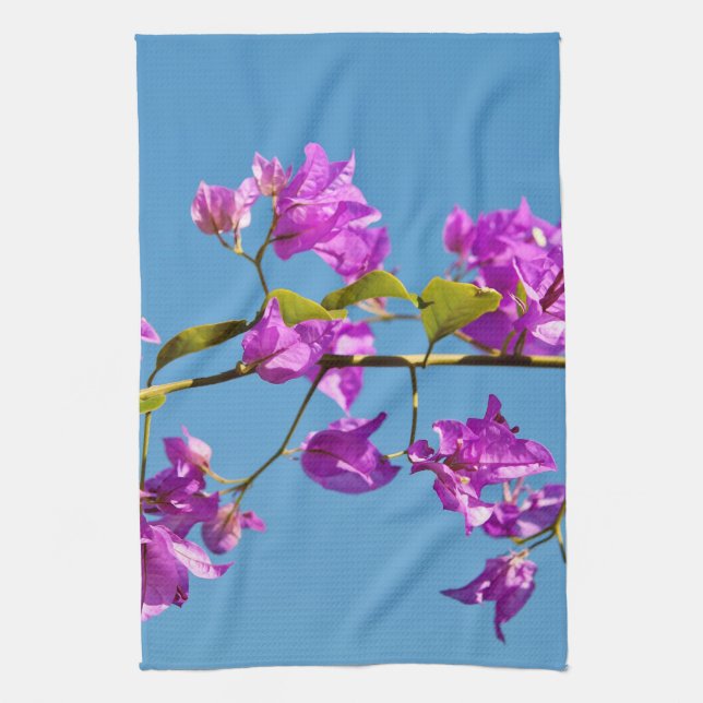 Linge De Cuisine Fleurs de Bougainvilliers (Vertical)