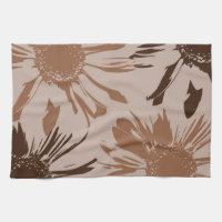 Fleurs de Gerbera Brown Terre
