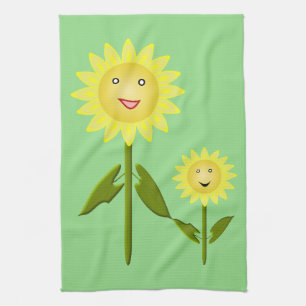 Linge De Cuisine Fleurs de soleil de la fête des mères