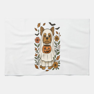 Linge De Cuisine Fleurs de Yorkshire Terrier Halloween Halloween