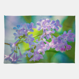 Linge De Cuisine Fleurs Lilac Violettes