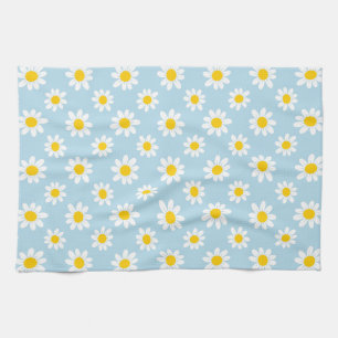 Linge De Cuisine Fleurs marguerites