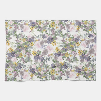 Linge De Cuisine Fleurs printanières ensoleillées