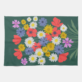 Linge De Cuisine Fleurs sauvages d'été