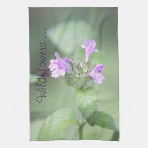 Linge De Cuisine Fleurs sauvages violets