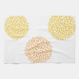 Linge De Cuisine Fleurs simples