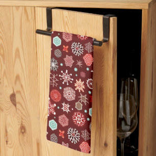 Linge De Cuisine Flocons de neige sur la Bourgogne