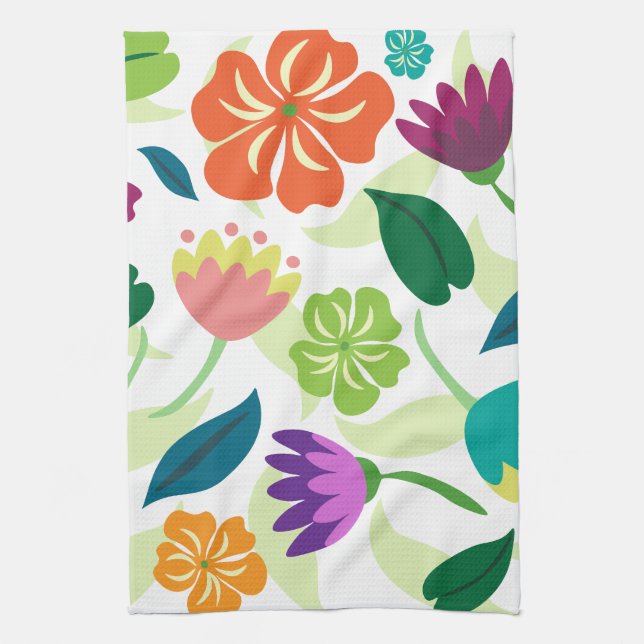 Linge De Cuisine Floral (Vertical)