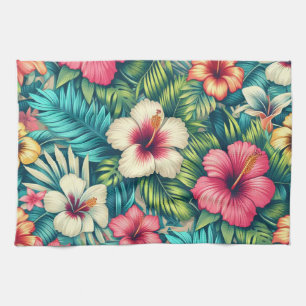 Linge De Cuisine Floral hawaïen/tropical