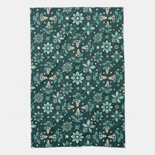 Linge De Cuisine Floral Symphony Motif