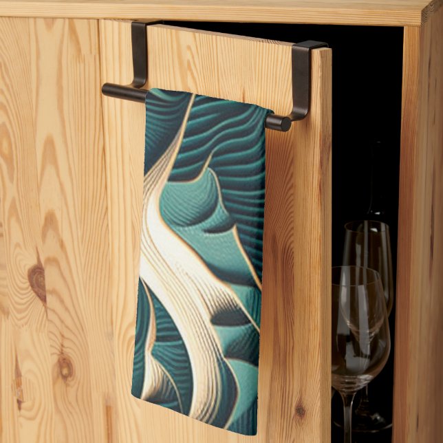 Linge De Cuisine Flowing harmony (Pliage en tiers)