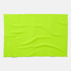 Linge De Cuisine Fluorescent Lime Vert Néon Jaune Personnalisé
