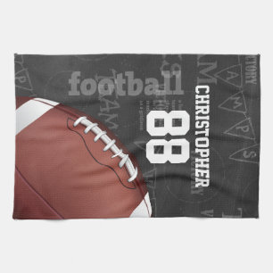 Linge De Cuisine Football américain Personalized Chalkboard