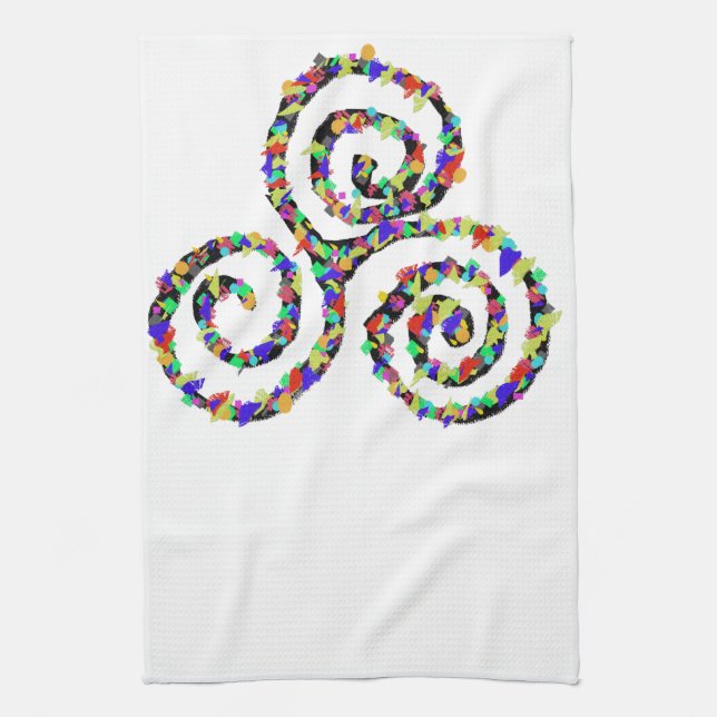 Linge De Cuisine Force de Triskelion celtique (Vertical)