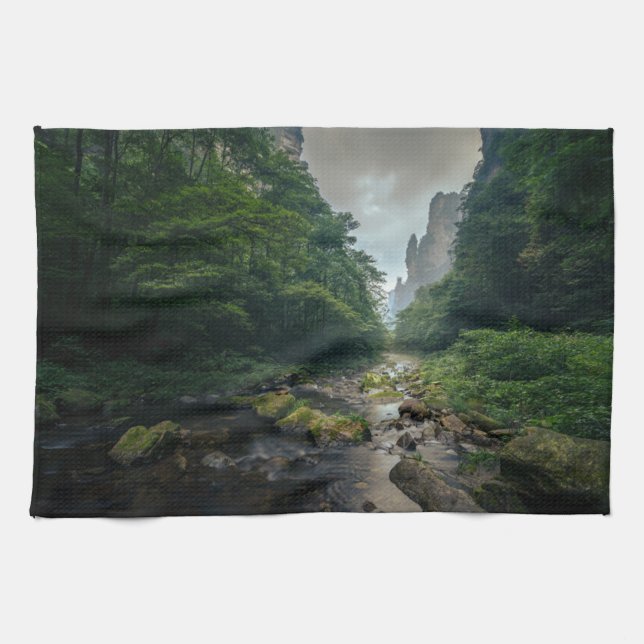 Linge De Cuisine Forêt | Parc forestier national de Zhangjiajie (Horizontal)