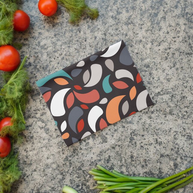 Linge De Cuisine Forme géométrique minimale Abstraite (Kitchen Towel)